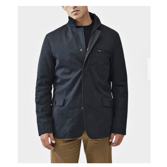 Rodd & Gunn Other - Rodd & Gunn Midnight Blue Winscombe Rain Travel Blazer